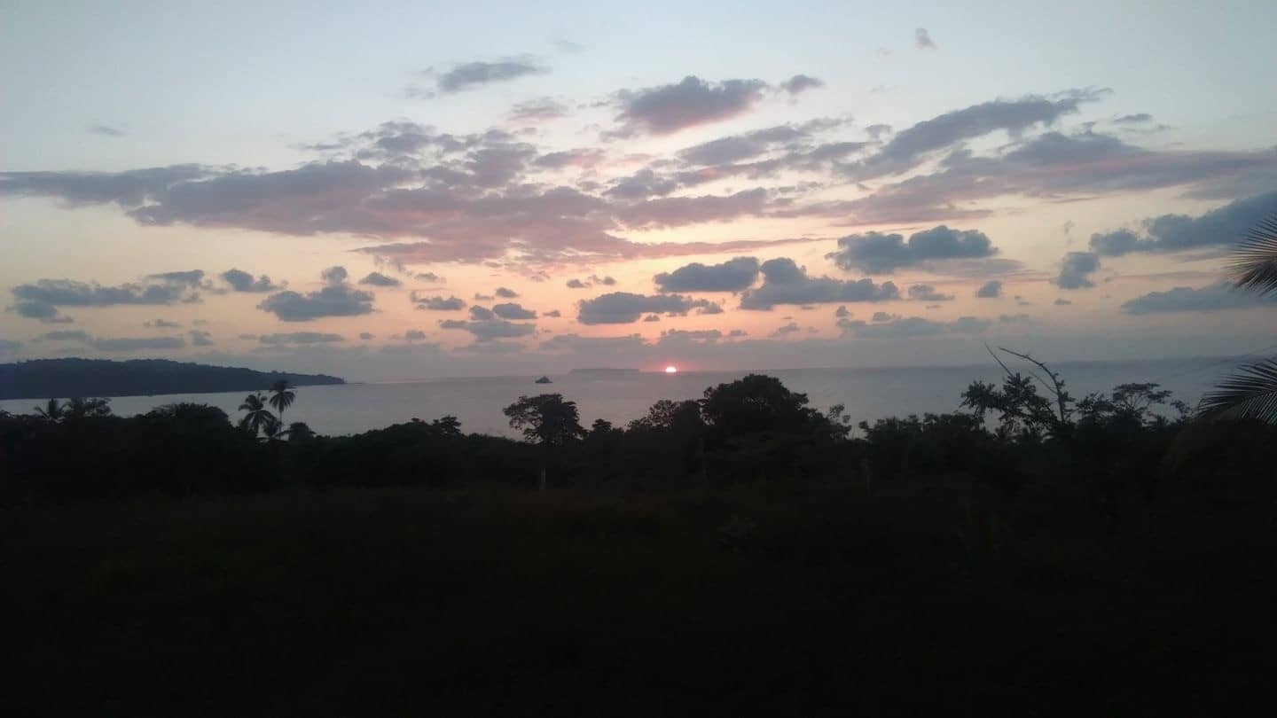 Sunset at Drake Bay in Costa Rica