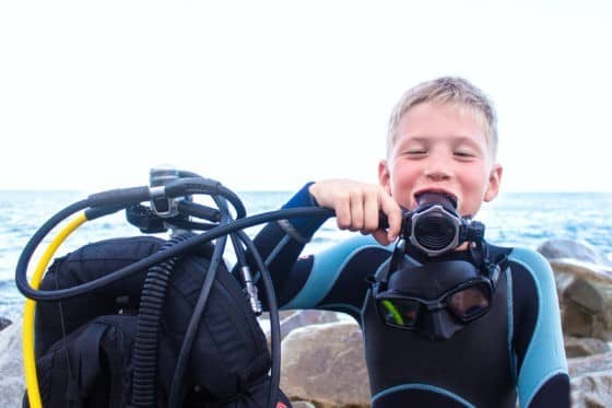 Scuba Diving Courses for kids in Costa Rica